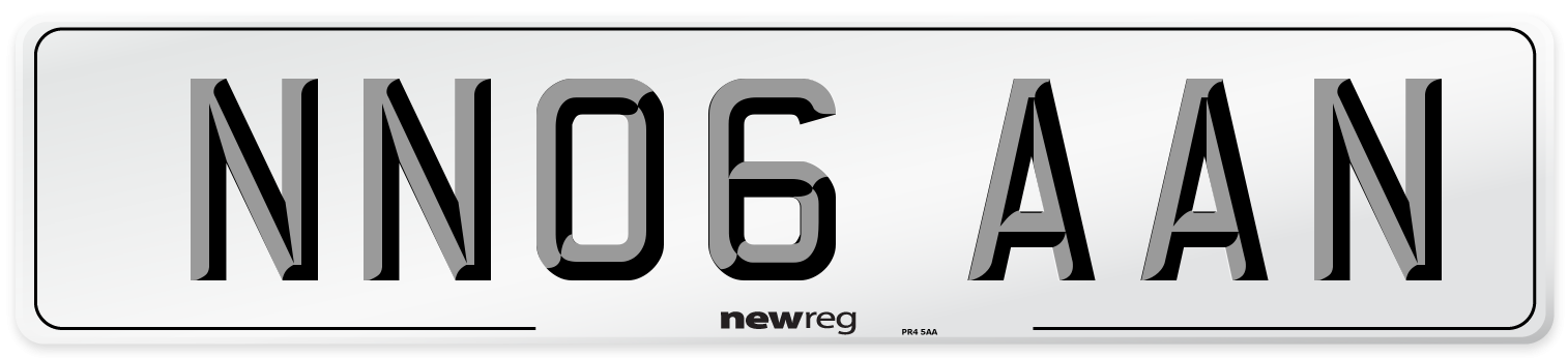 NN06 AAN Number Plate from New Reg